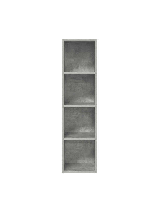 Grey Wall Shelf 37x37x72cm