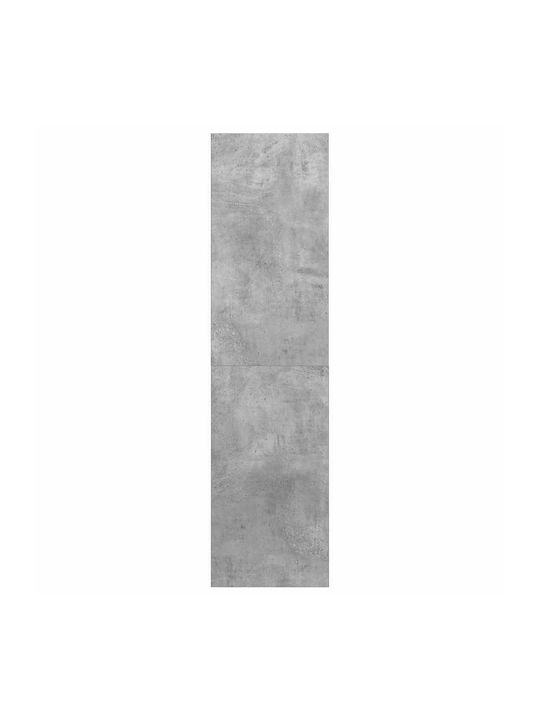 Grey Wall Shelf 37x37x72cm