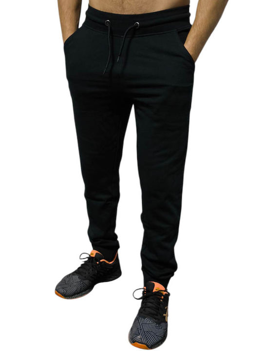 Herren-Sweatpants mit Gummizug Schwarz CP4400-Schwarz