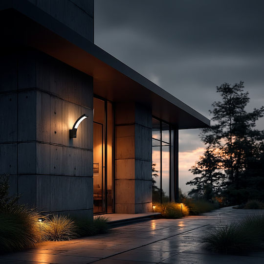 Maclean Energy Lumină de Exterior Montată pe Perete LED 10W 4000K