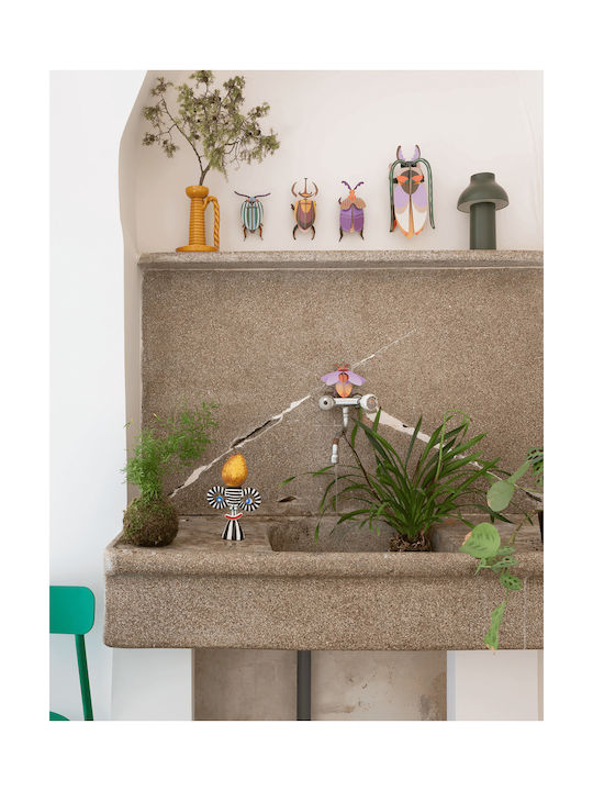 Studio Roof Wall Decor Made of Paper 16.5x5x8cm