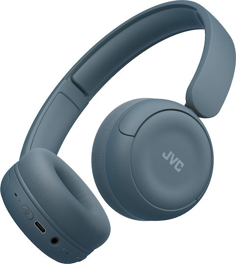 JVC HA-S59W Wireless / Wired On Ear Headphones with 50 Hours Playing Time Blue