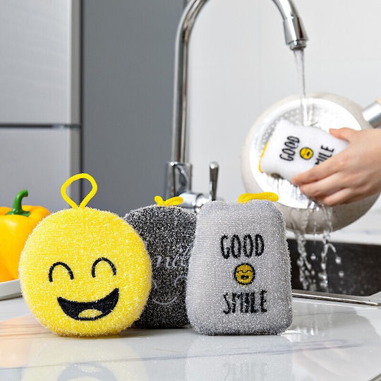 Set 4 Alista Home Dish Sponges Funny Theme Model 1
