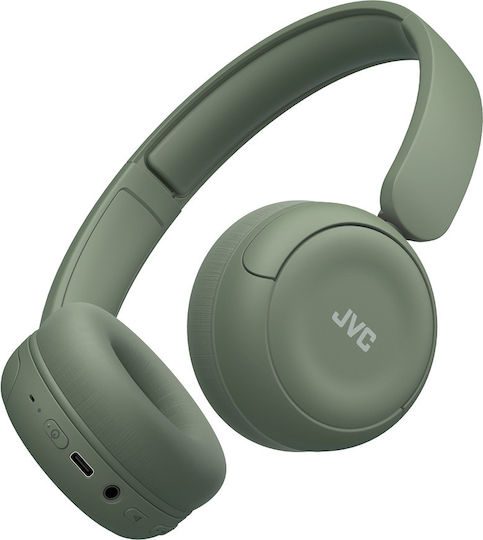 JVC HA-S59W Wireless / Wired On Ear Headphones with 50 Hours Playing Time Khaki