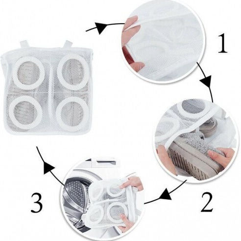 Schuh-Wäschenetz Alista Home Waschmaschine 28x24,5x8 cm Weiß Schuh-Wäschenetz Alista Home Waschmaschine 28x24,5x8 cm Weiß