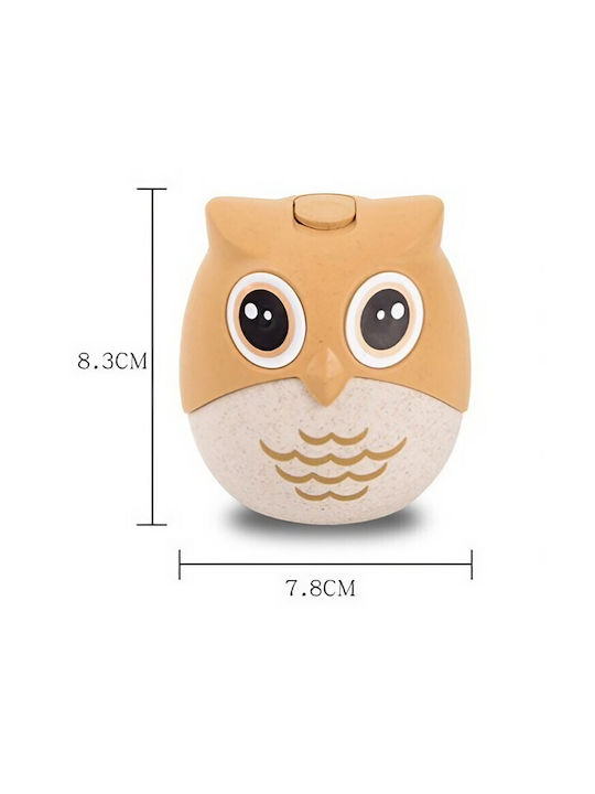 Alista Home Husă Pentru Scobitori Din Material Textil 8.3x7.8cm Portocalie