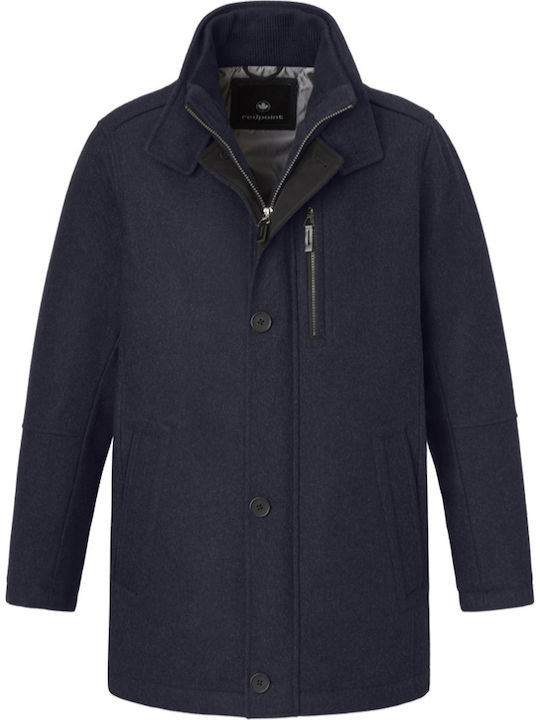 Men's Half Coat Navy Blue