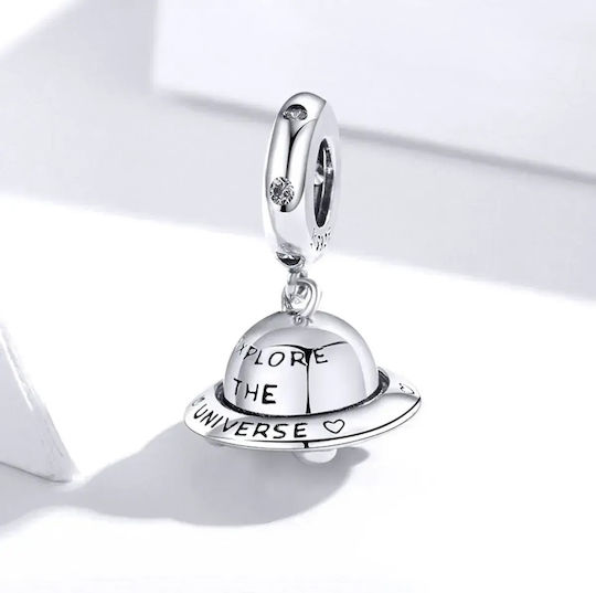 Сребърен Charm 925 Into Space