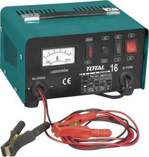 Total TBC1601 Φορτιστής Μπαταρίας Αυτοκινήτου 12/24V