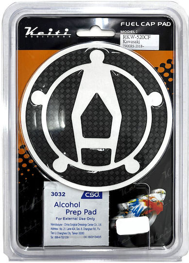 Keiti Carbon Fuel Cap Pad Fuel Tank Sticker Kawasaki Z900rs 2018
