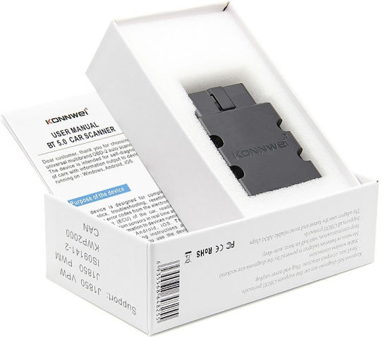 Konnwei Διαγνωστικό Αυτοκινήτου OBD 2 με Bluetooth