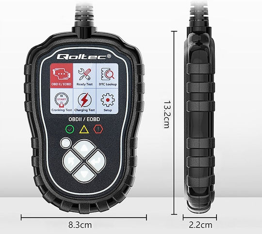 Qoltec Car Diagnostics Digital Tool OBD 2