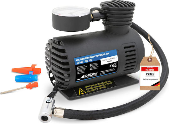 Petex Compresor Auto Trombă 260PSI Cu Cablu 12V