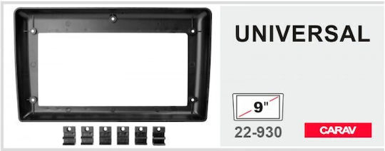 CARAV Industries Inc. Βάση Στήριξης 2 Din Συμβατή με Οθόνη 9" Universal