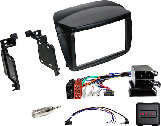 CARAV Industries Inc. DIN Fascia Panels 2 Din for Fiat Doblo Opel Combo