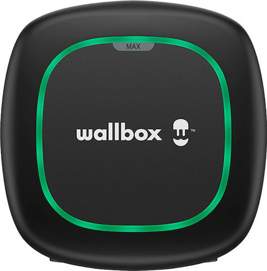 Wallbox Pulsar Max Wall Mounted Three-Phase Electric Car Charger 22kW with Built-in Cable 7m Type 2