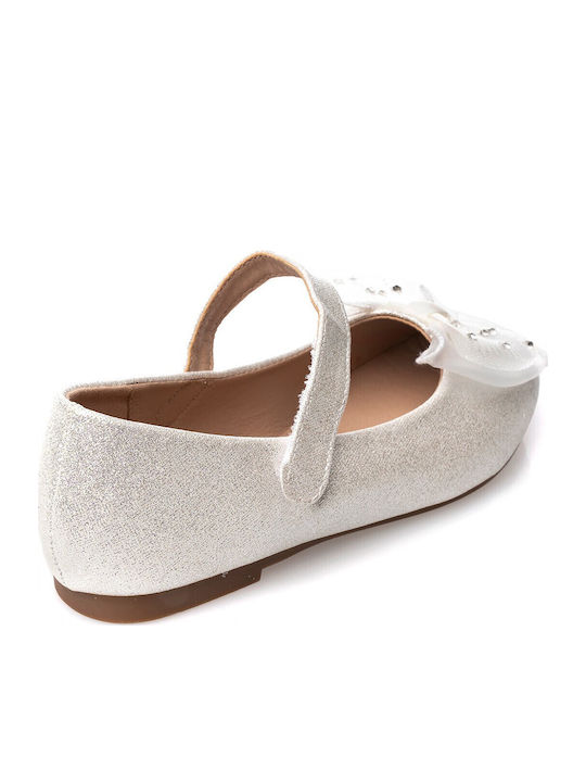 Παιδικές Μπαλαρίνες με Σκρατς Λευκές