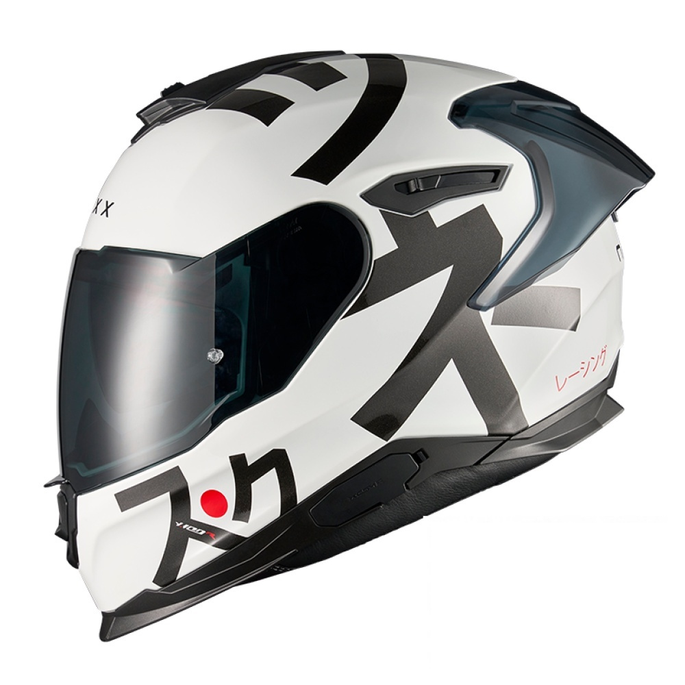 Nexx Y.100R Nippon White Cască Moto Față întreagă DOT / ECE 22.06