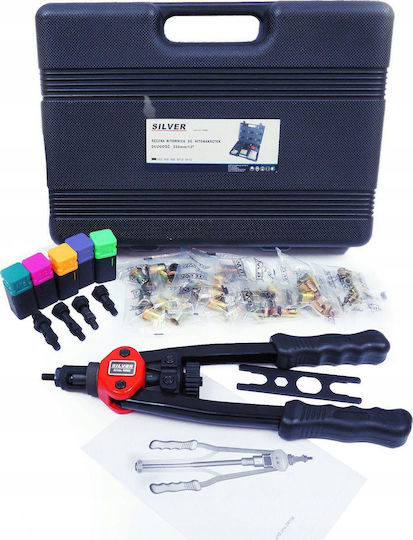 Silver Riveter Gun Type Length 330mm Set