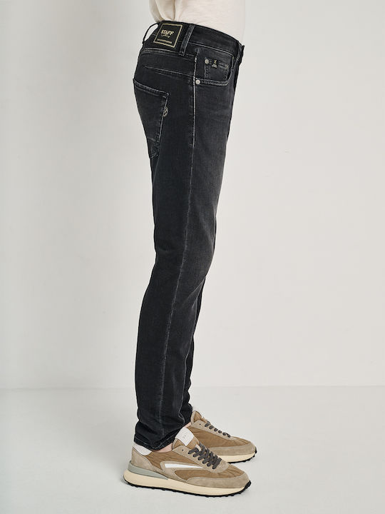 Men's Jeans Pants with Slim Fit Black