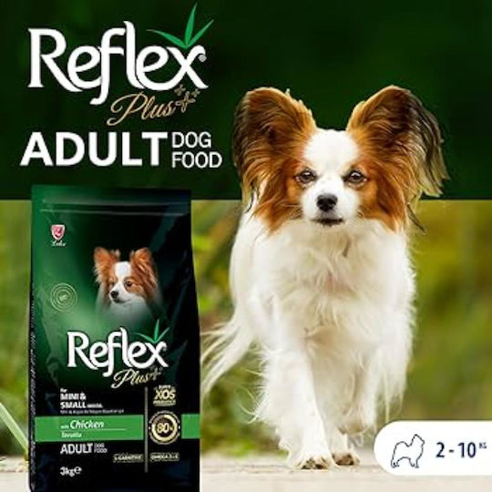Reflex Plus Small Breed Chicken Adult Dog Complete Food Adult Small Breed Dogs Chicken Meat 3 Kg