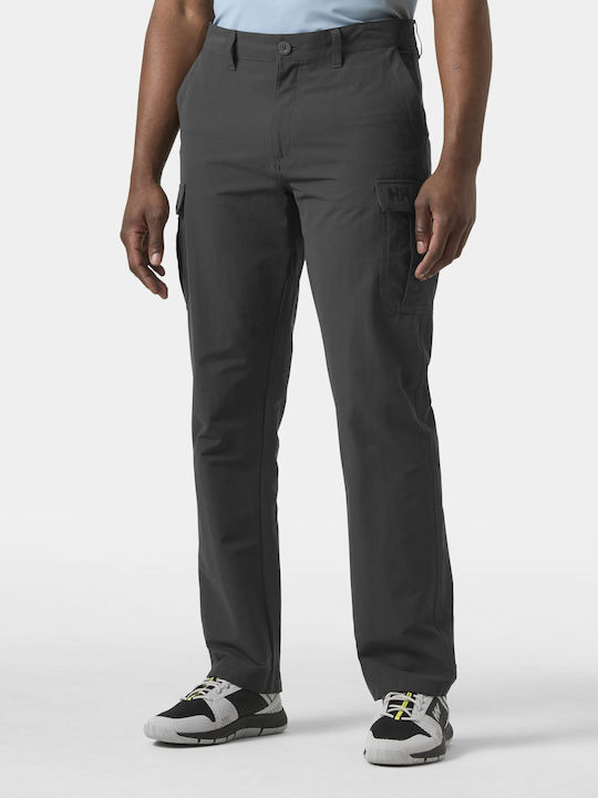 Helly Hansen Ανδρικό Μακρύ Παντελόνι Πεζοπορίας Μαύρο