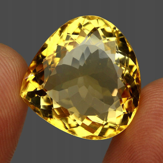 Natürlicher Citrin Stein 31,4ct Wenn Aaa Herz Schliff
