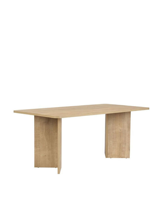 Linza Masă de Dining din Lemn Stejar Miere 180x90x75cm