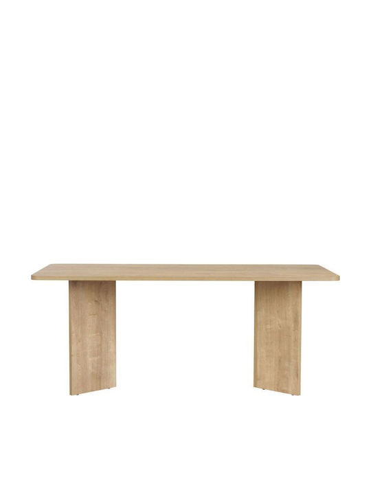 Linza Masă de Dining din Lemn Stejar Miere 180x90x75cm