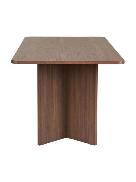 Linza Esszimmer- und Küchentisch Holzschatten Walnuss 180x90x75cm