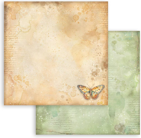 Scrapbooking Papers 10 Pieces 30.5×30.5cm Stamperia Daisy Art Backgrounds
