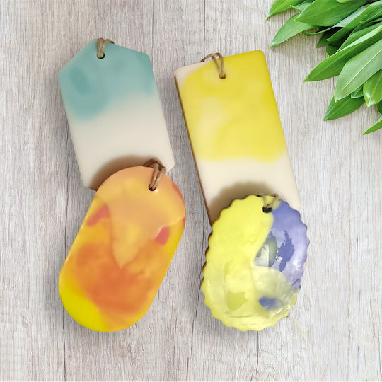 Home Fragrance Wardrobe Scented Tablets Plant Wax Colour Fusion 2 Pieces Baby Kiss Scent