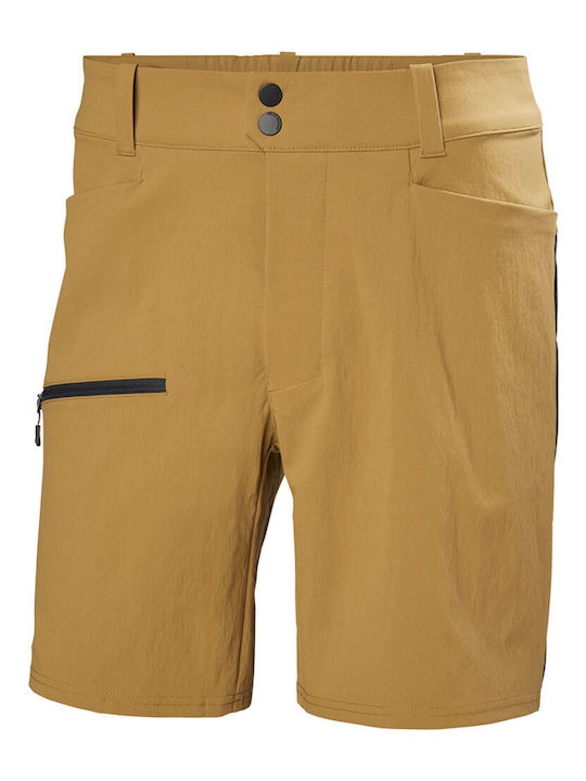 Helly Hansen Tur Ανδρικό Κοντό Παντελόνι Πεζοπορίας Μπεζ