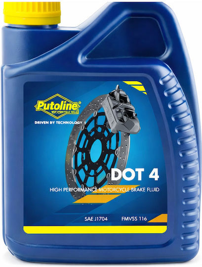 Putoline Lichid de Frână Ambreiaj Motocicletă Brake Fluid Dot 4 Bib 15l