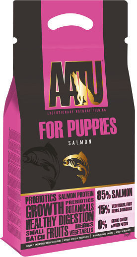 AATU For Puppies 5kg Ξηρά Τροφή χωρίς Σιτηρά & Γλουτένη για Κουτάβια με Σολομό