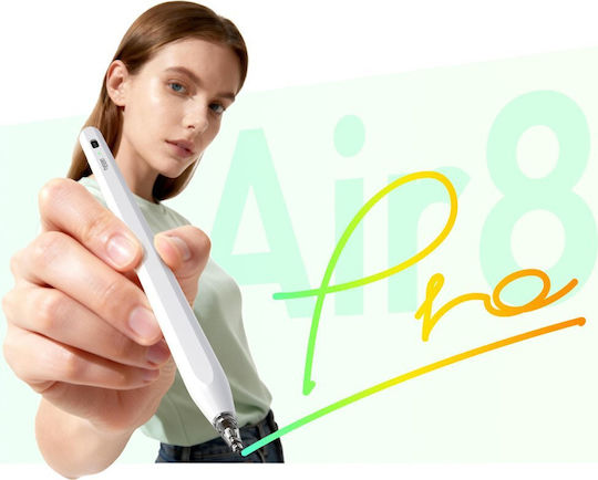 Metapen Air8 Pro Γραφίδα Αφής για iPad σε Λευκό χρώμα