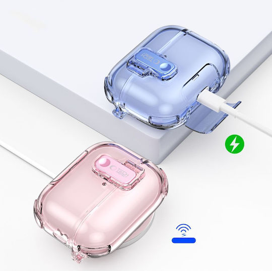 Tech-Protect Hülle Silikon mit Haken in Grün Farbe für Apple AirPods Pro 3
