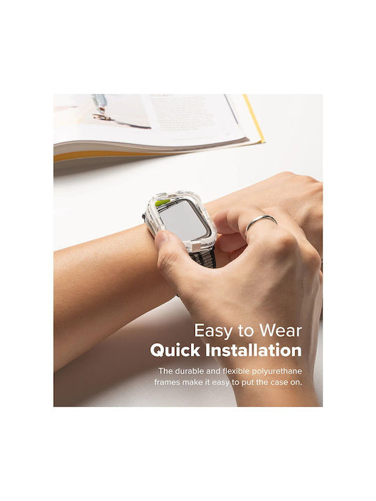 Ringke Fusion Bumper Πλαστική Θήκη σε Πράσινο χρώμα για Apple Watch 10 42mm