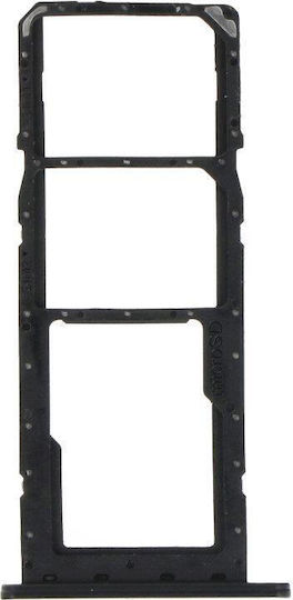 Sim-Kartenfach Samsung Galaxy A02s Dual-Karten-Version Schwarz