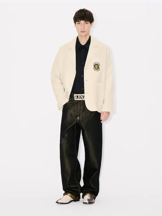 Herrenanzugsjacke Ecru