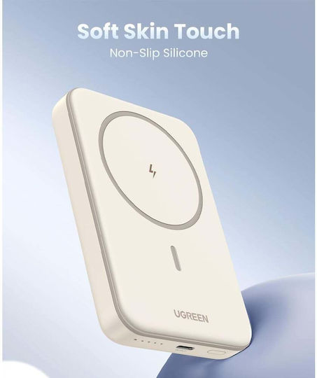 Ugreen PB561 MagSafe Power Bank 10000mAh 22.5W Quick Charge 3.0 Μπεζ