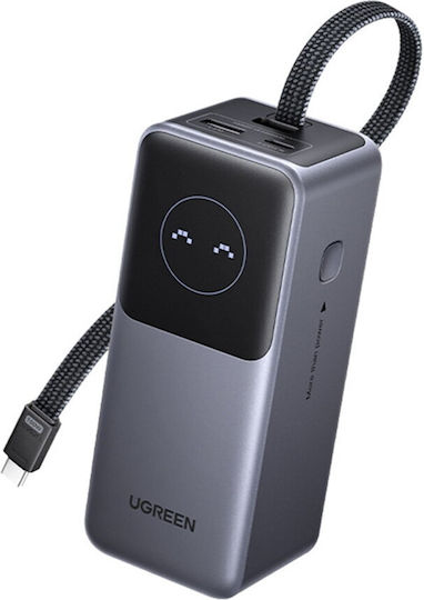 Ugreen PB723 Power Bank 20000mAh 130W με Θύρα USB-A και Θύρα USB-C Power Delivery Γκρι