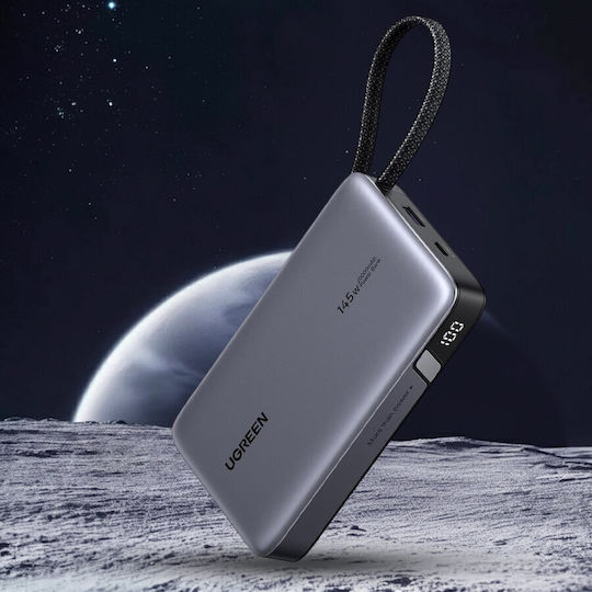 Ugreen PB551 Power Bank 20000mAh 145W με Θύρα USB-A και Θύρα USB-C Power Delivery Γκρι