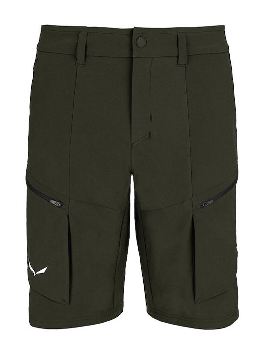 Salewa Puez Durastretch Men's Hiking Short Trousers Green