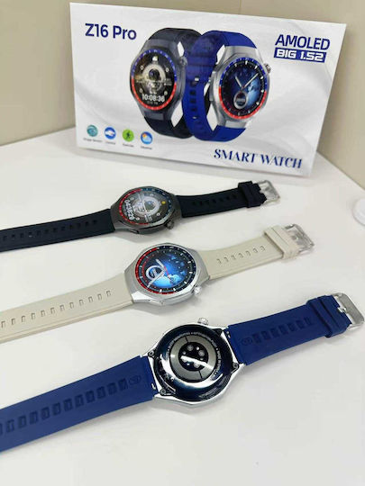 Z16 Pro Smartwatch με Παλμογράφο (Λευκό)