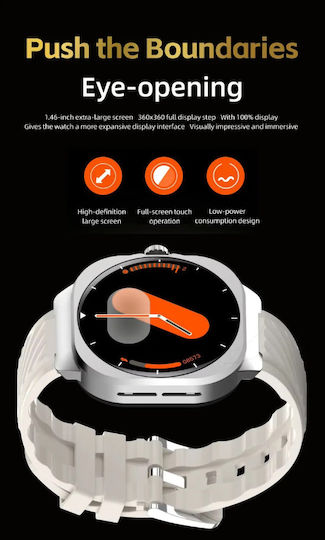 AIMB-Z19 Smartwatch με Παλμογράφο (Μπλε)