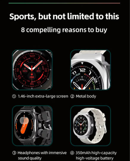 AIMB-Z19 Smartwatch (Negru)