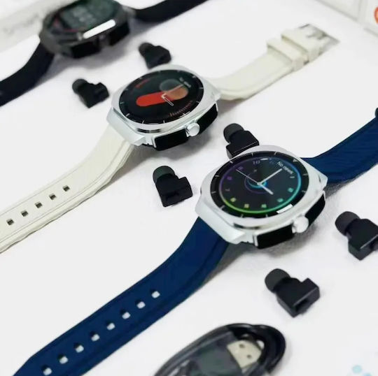 AIMB-Z19 Smartwatch με Παλμογράφο (Μπλε)