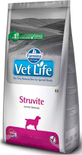 Farmina Vet Life Struvite 12kg Trockenfutter für erwachsene Hunde mit Huhn, Kartoffeln und Reis