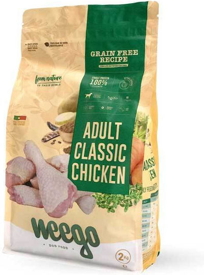 Weego Adult Classic Grain Free Chicken 2kg Dry Food Grain-Free for Adult Dogs with Chicken